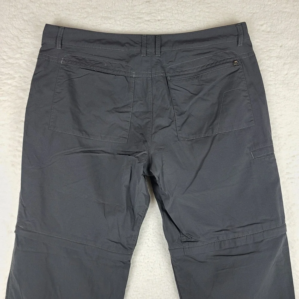 The North Face Convertible Pants Mens‎ 40x32 Dark Gray Performance Tech Outdoor